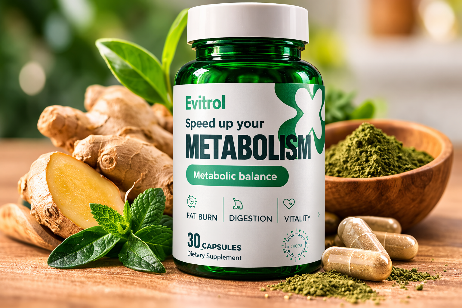 Evitrol Métabolisme 40+ — Complément alimentaire naturel